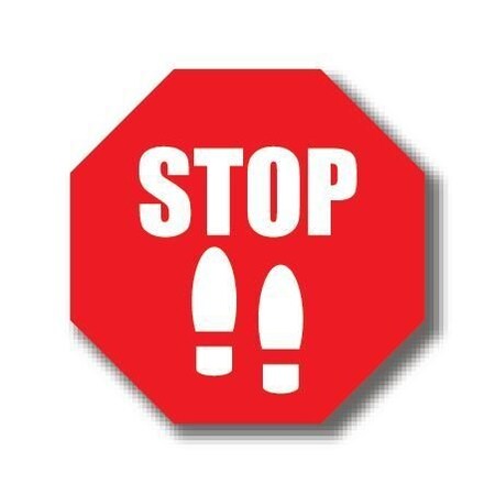Ergomat 24in OCTAGON SIGNS - Stop DSV-SIGN 576 #1042 -UEN